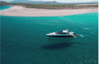 Private beach landing